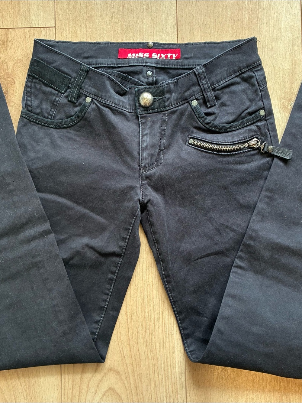 Miss Sixty Gray Skinny Jeans with Red Size Tag